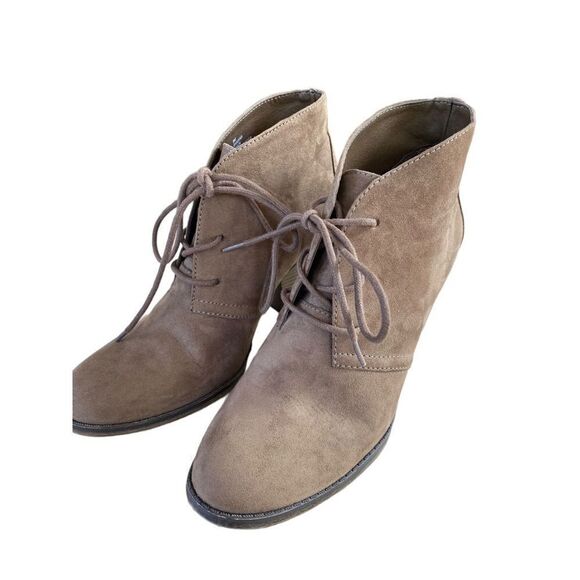 Mia size 9 tan suede booties ankle boots - Picture 2 of 7
